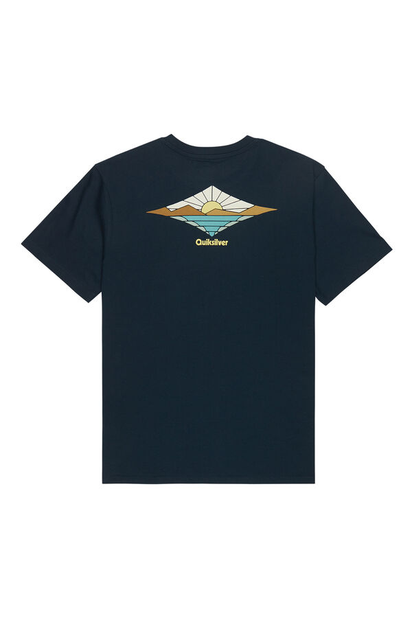 Quiksilver T-shirt manga curta azul