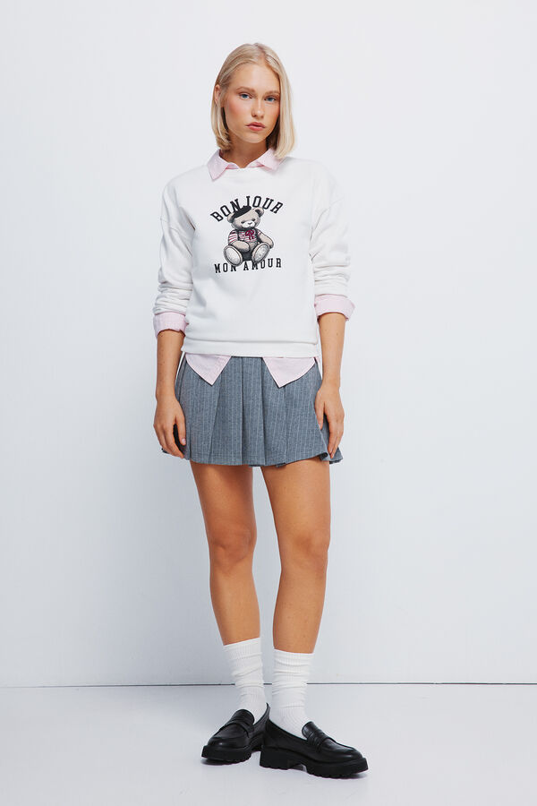 Springfield "Bonjour mon amour" sweatshirt brown