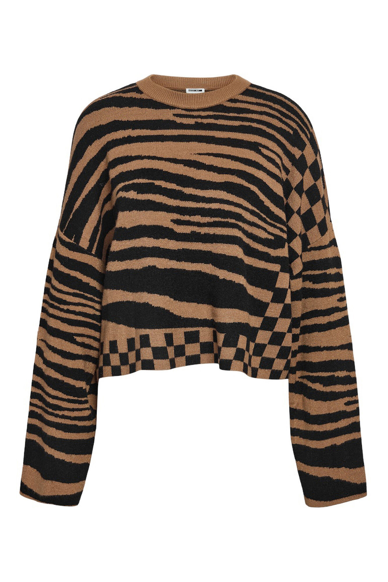 Noisy May jersey estampado cuello redondo