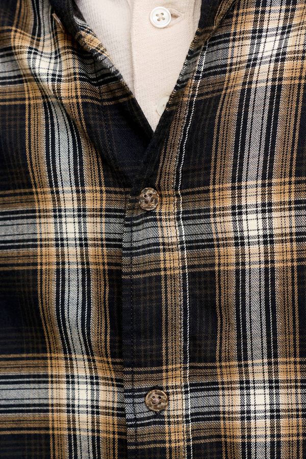 Jack & Jones Plaid regular shirt noir