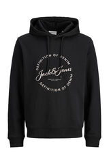 Jack & Jones Soft fleece hooded sweatshirt noir
