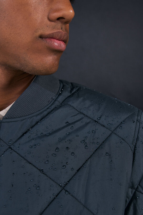 Springfield Quilted bomber jacket green