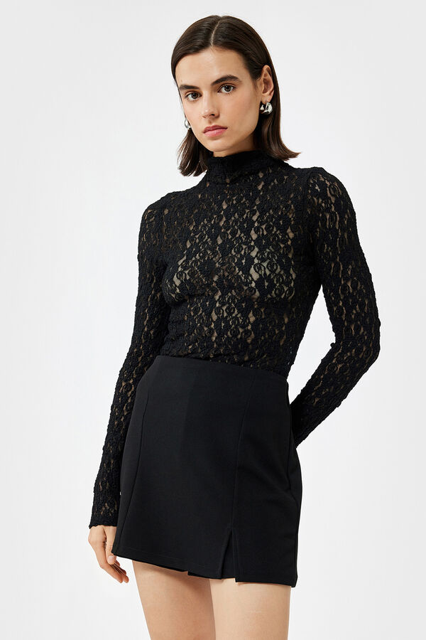 Koton Mini skirt- trouser noir