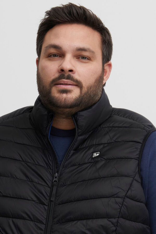 Blend PLUS Chaleco Puffer negro