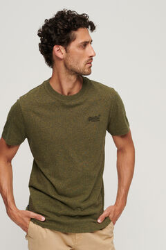 Springfield Organic cotton T-shirt with Essential logo green