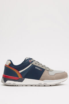 Springfield Combined casual nylon trainers grey