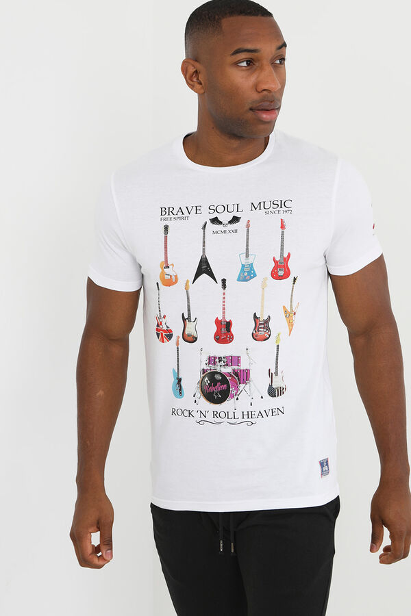 Springfield Musical instruments T-shirt bijela