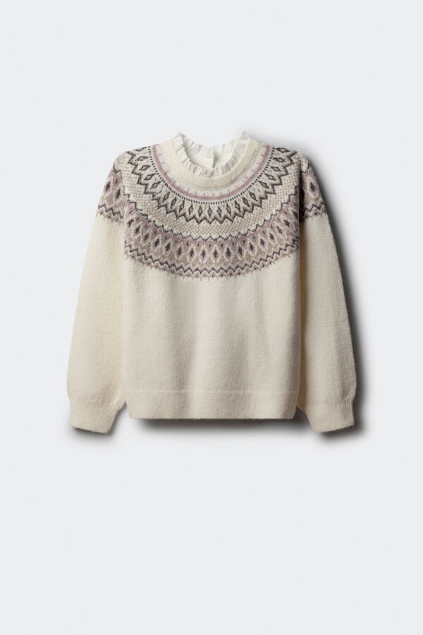 Springfield Kids Grčki džemper za devojčice Boja Kože