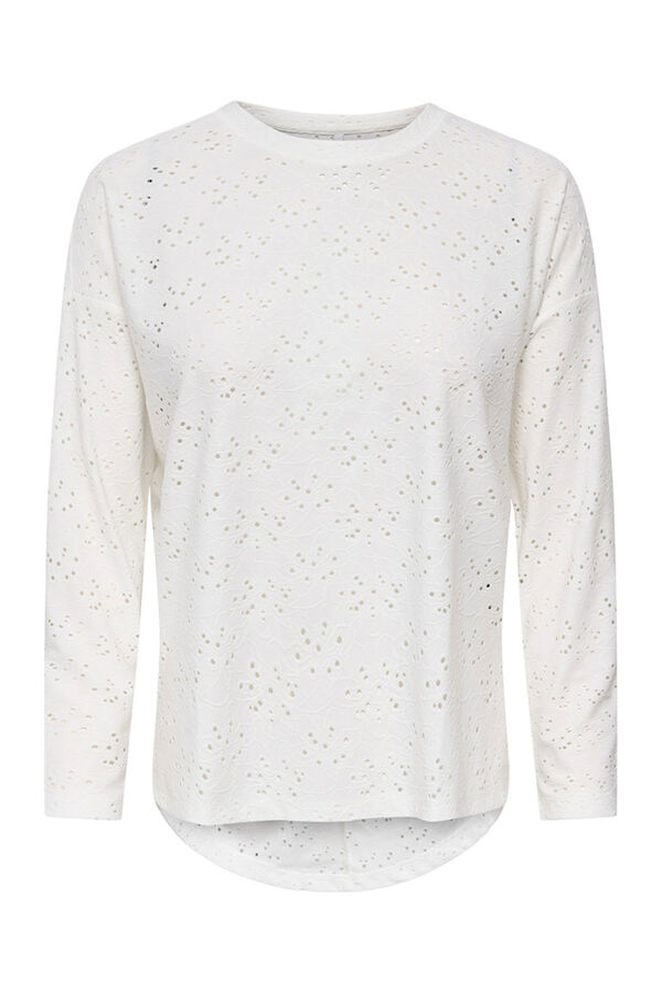 Only T-shirt with cutouts white