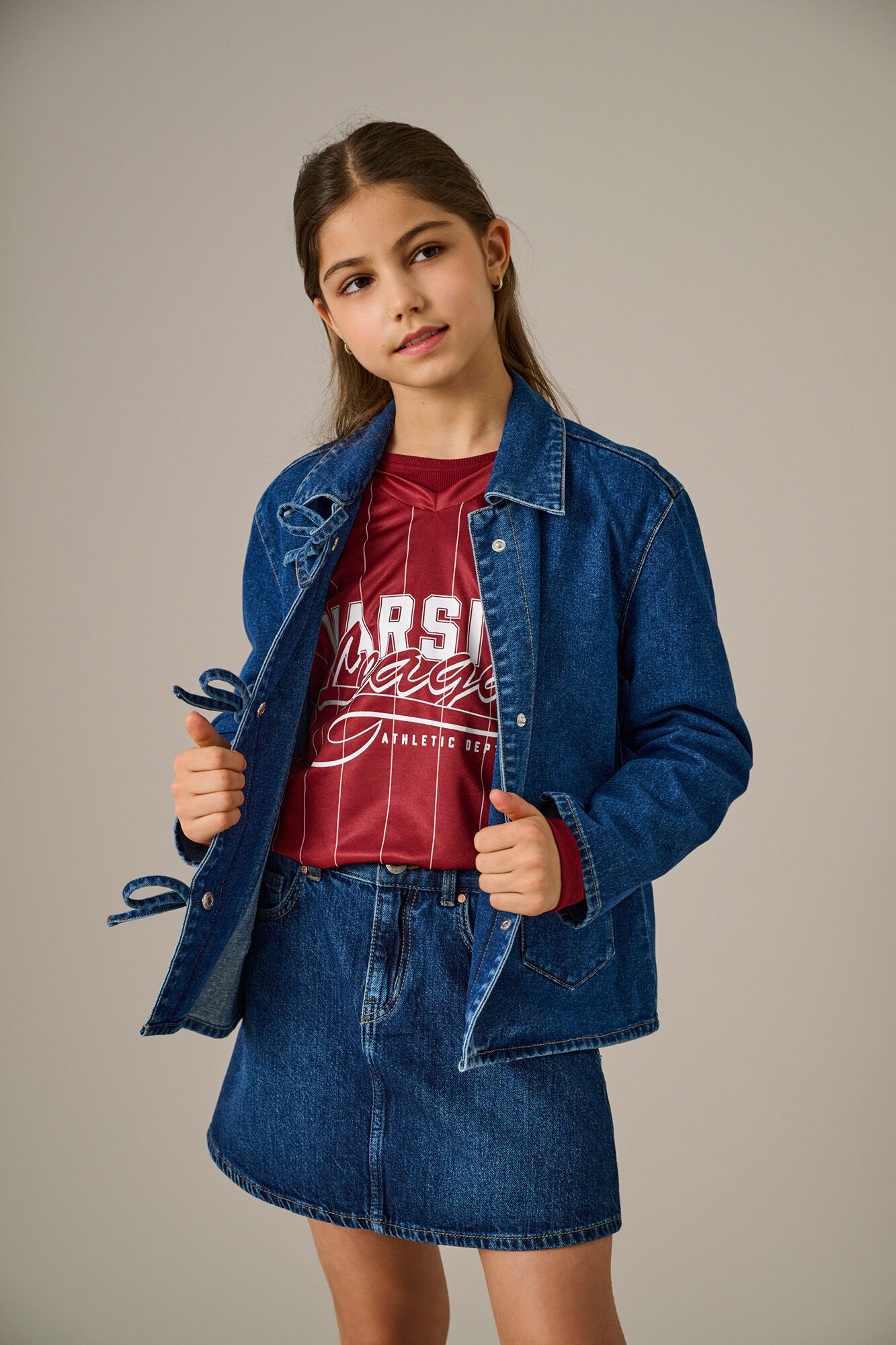 Only Girls Camiseta b&eacute;isbol ni&ntilde;a