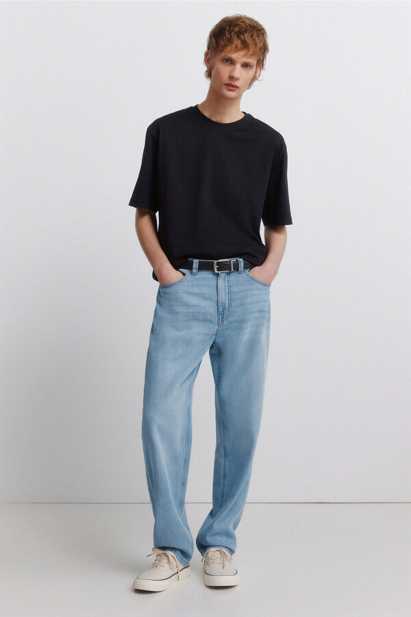 Springfield T-shirt b&aacute;sica preto