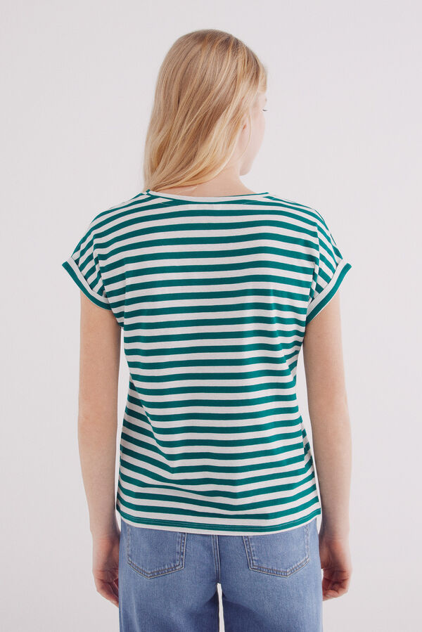 Springfield "Sorry for being perfect" T-shirt green