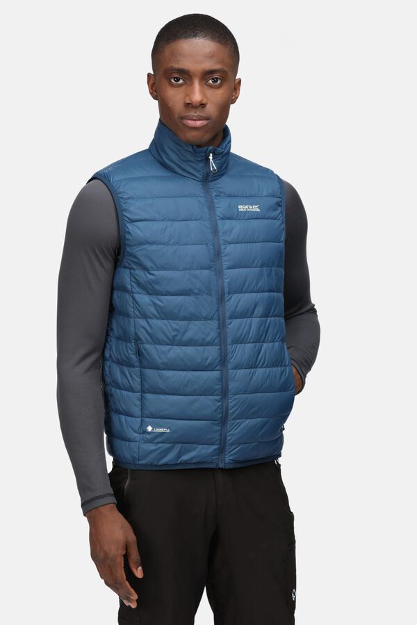 Springfield Hillpack quilted gilet  plava
