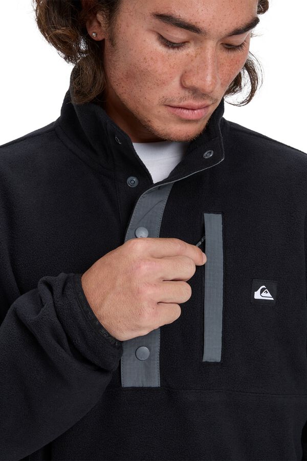 Quiksilver Printed fleece lining black