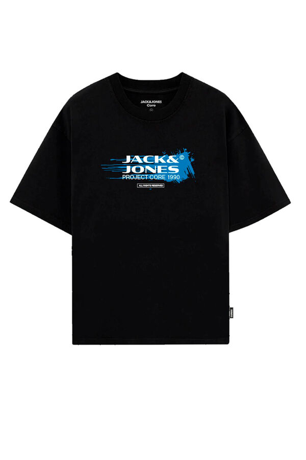Jack & Jones PLUS Regular fit PLUS T-shirt Crna