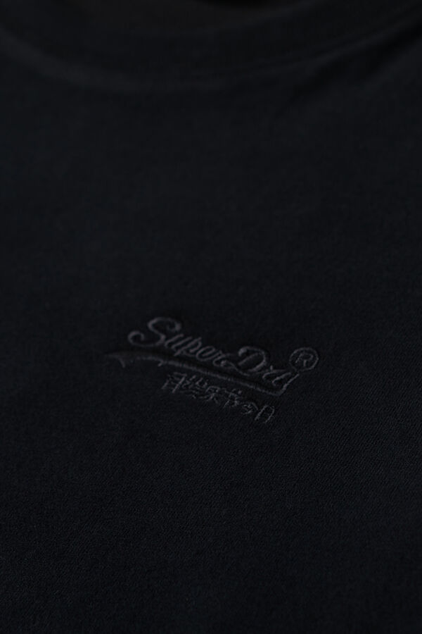 Superdry Camiseta De Algod&oacute;n Org&aacute;nico Con Logotipo Essential negro