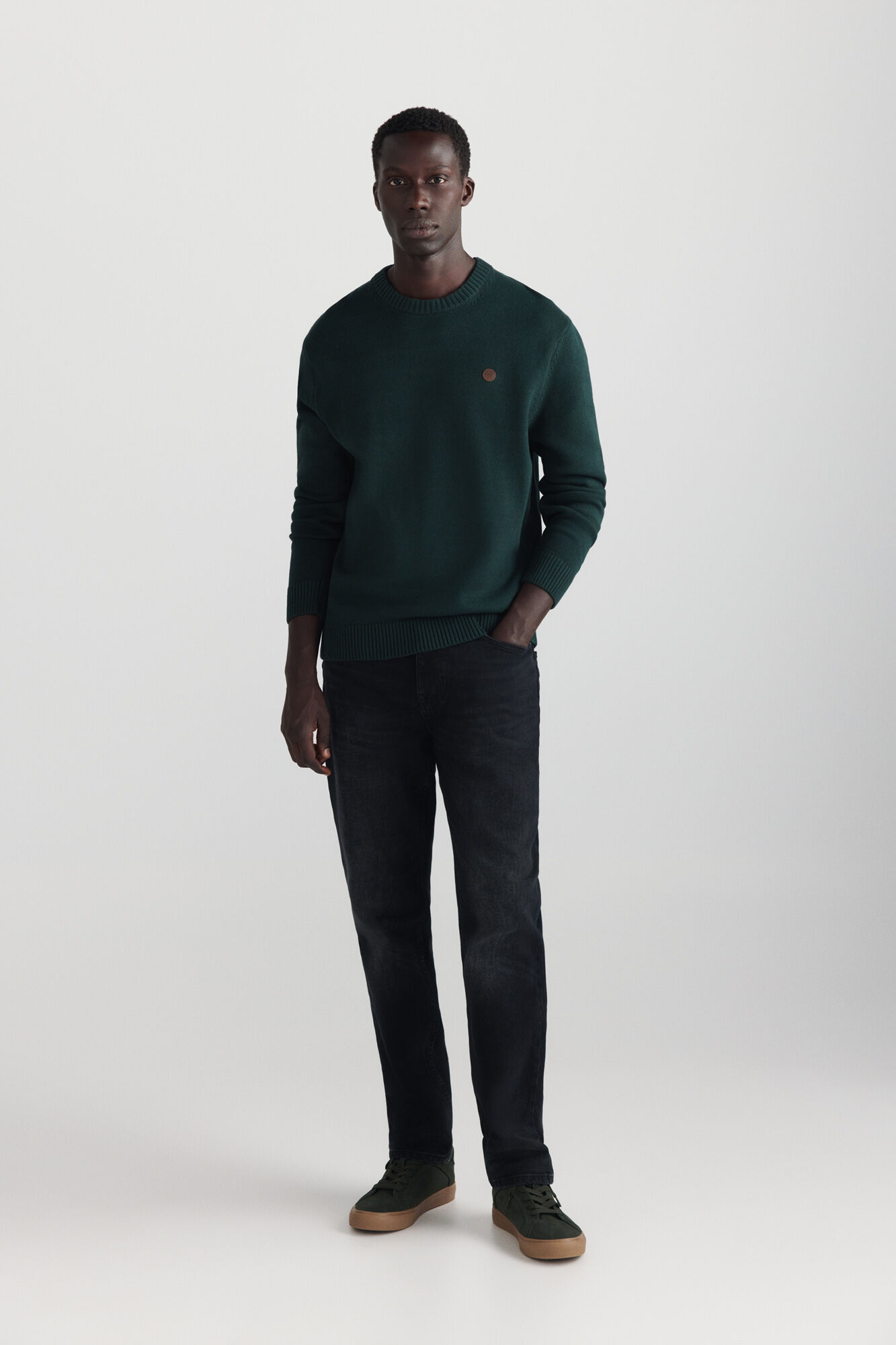 Springfield Jeans slim fit noir lav&eacute;