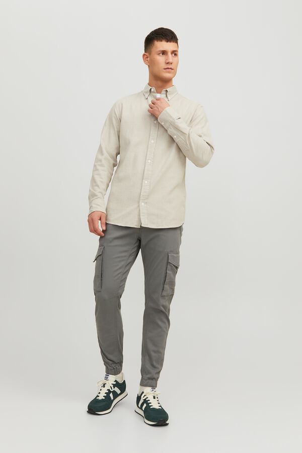 Jack & Jones Regular cargo trousers gris