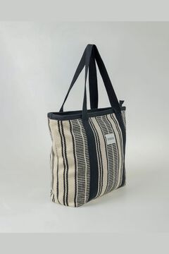 Systemaction Bolsa de tela a rayas