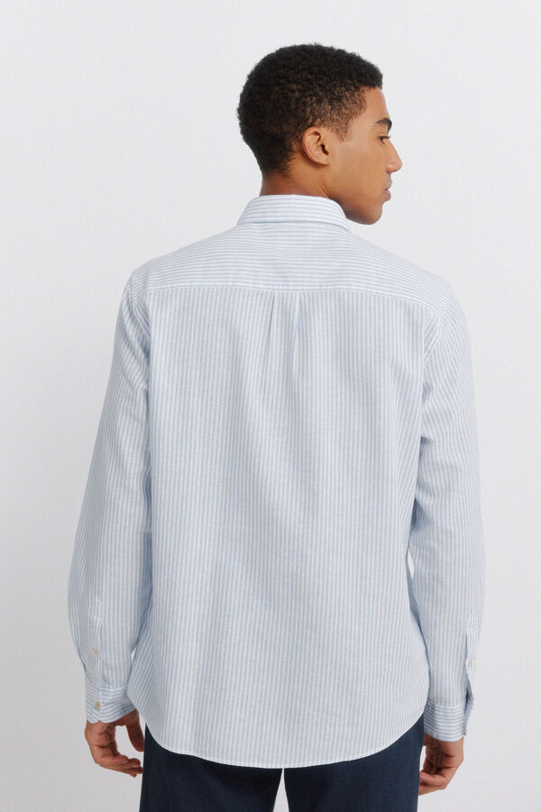 Springfield Linen shirt blue