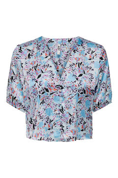 Springfield Short-sleeved blouse  bleuté