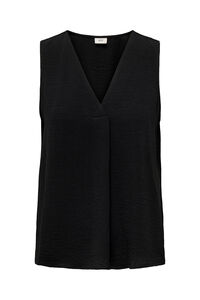 JDY Blusa sin mangas pliegue frontal
