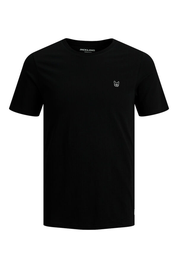 Jack & Jones Slim fit cotton t-shirt black