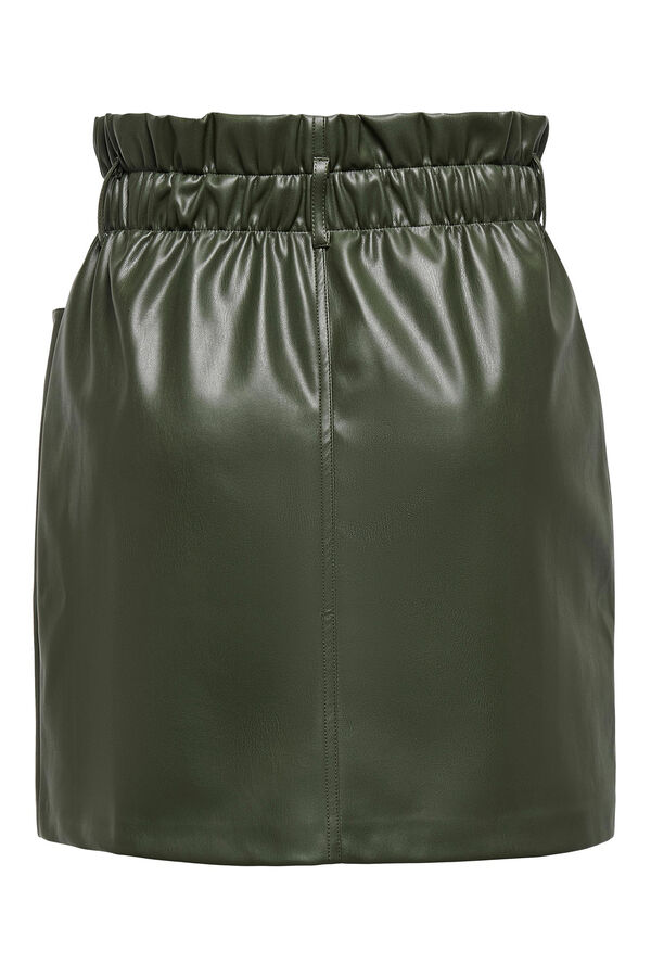 Springfield Short skirt with pleats green