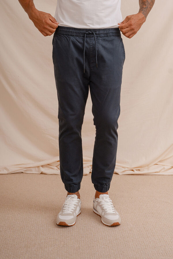 Celopman Casual Jogger Pants blue
