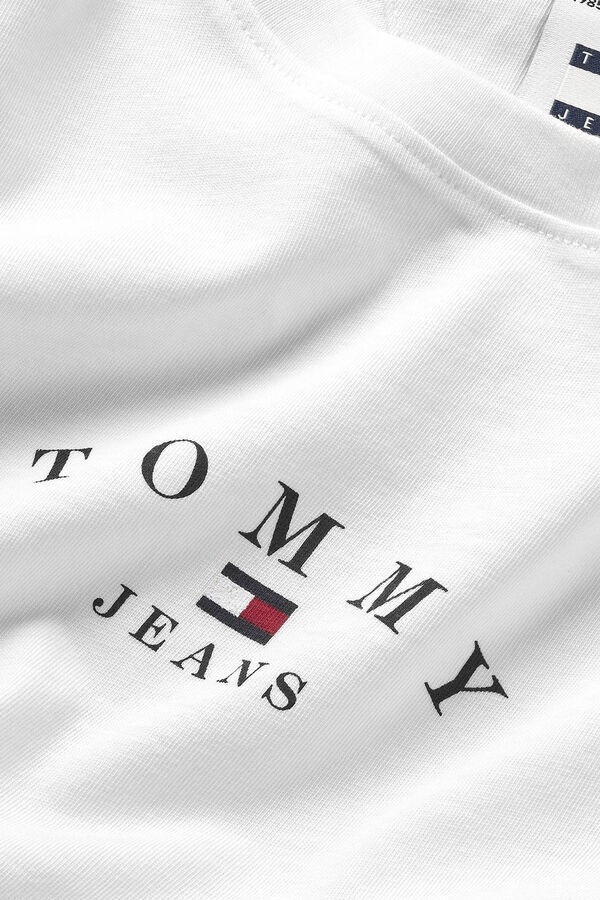 Springfield T-shirt de mulher Tommy Jeans branco