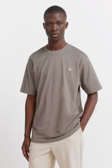 Springfield Springfield logo basic t-shirt grey
