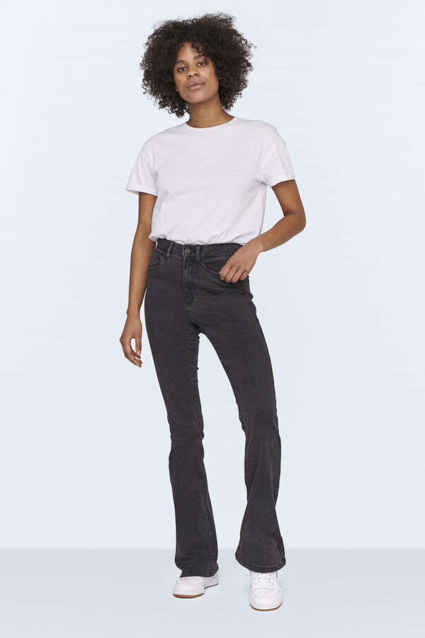 Noisy May Flared jeans  grey