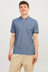 Jack & Jones Slim Fit Baumwoll-Poloshirt Blau