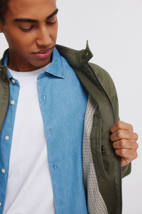 Springfield Cotton jacket printed