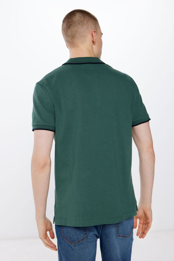 Springfield Piqué-Poloshirt in Sonderedition grün