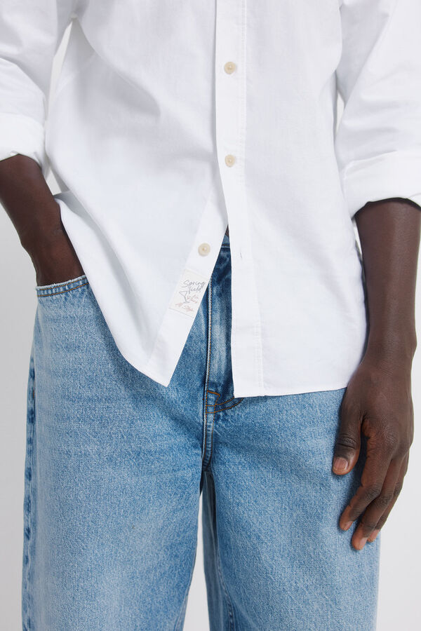 Springfield Lightweight Oxford shirt white