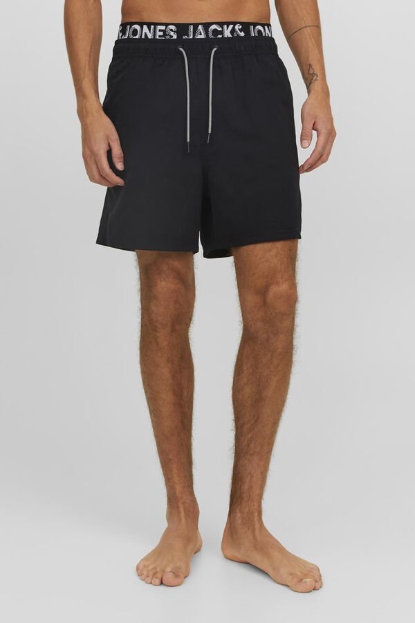 Springfield Regular fit swim shorts black