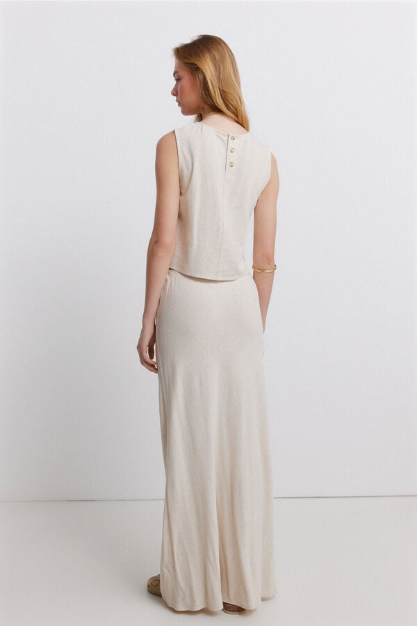 Springfield Midi skirt nude