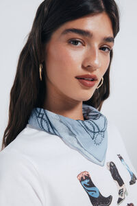 Springfield Pañuelo bandana chica cowboy caballo