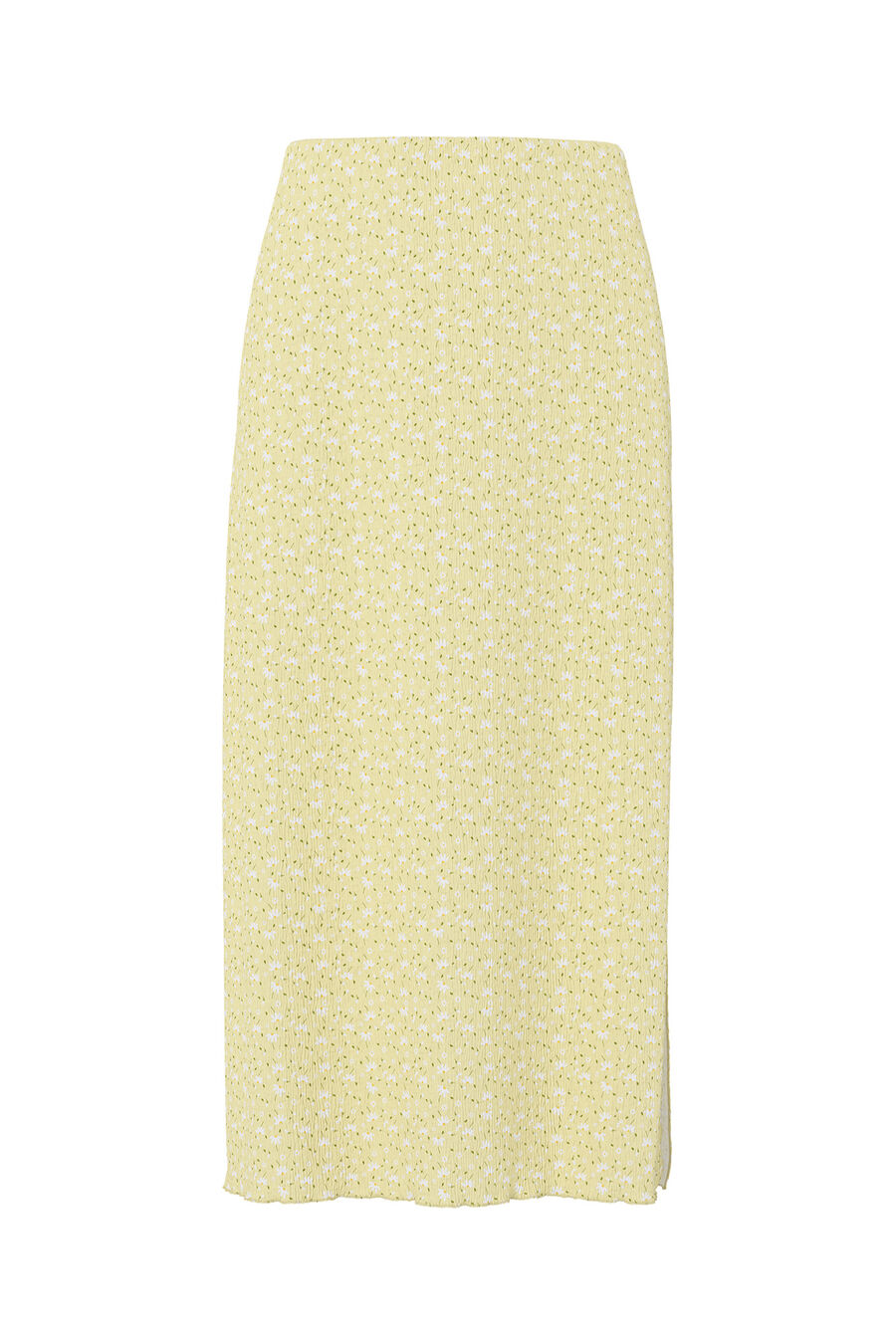 Falda midi estampada