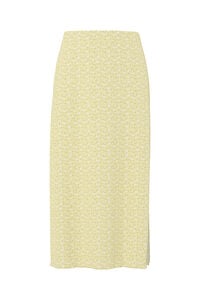 Pieces Falda midi estampada