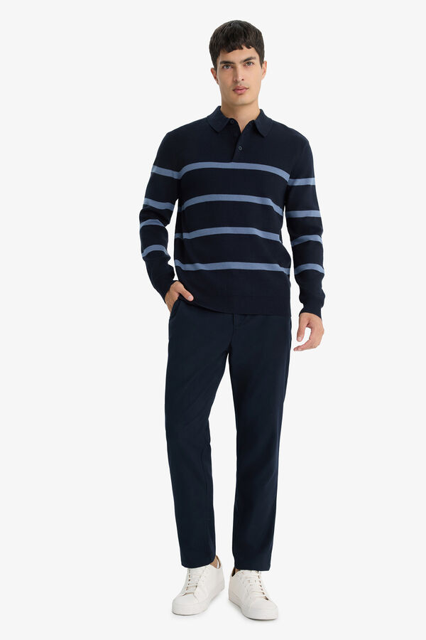 DeFacto Striped jumper blue