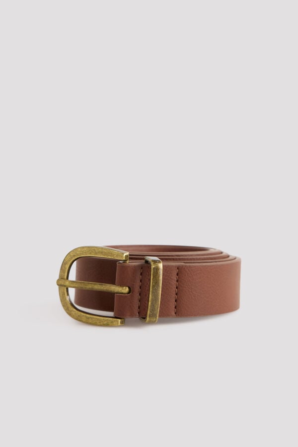 Springfield Faux leather belt mink