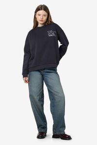 Noisy May Basic-Sweatshirt mit seitlicher bestickt