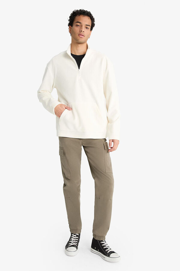 DeFacto Jogger cargo trouser beige