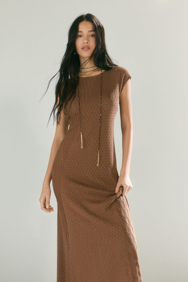 High Spirits Vestido Clay cru