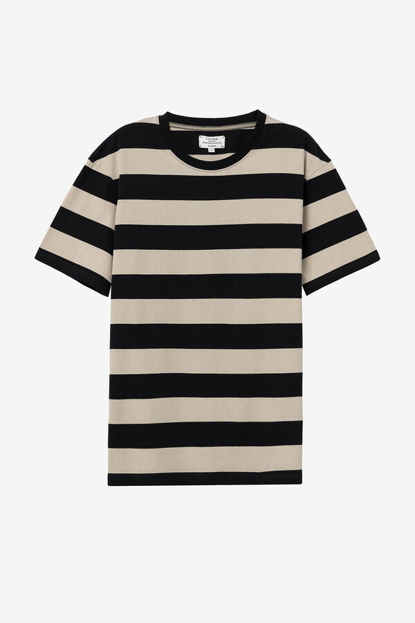 Springfield Comfort-fit striped T-shirt navy