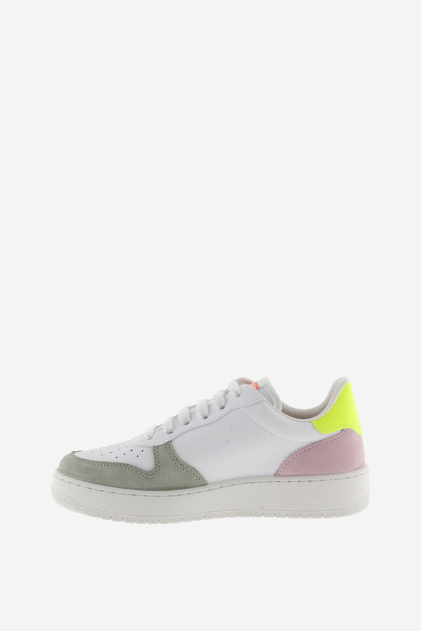 Springfield Faux leather trainers banana