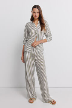 Springfield Chemise manches longues &agrave; rayures