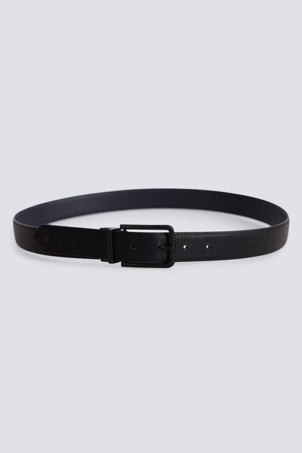 Springfield Basic faux leather belt black